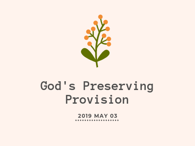 God's Preserving Provision